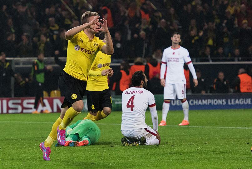 Borussia Dortmund gewinnt mit 4:1 gegen Galatasaray Istanbul. Die Bilder des Spiels.