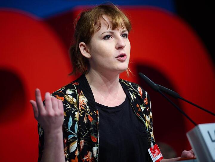 Annika Klose, Landesvorsitzende der Jugendorganisation der SPD Berlin. Foto: Gregor Fischer/Archiv