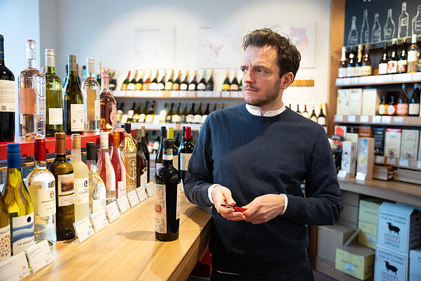 Berufliche Neu-Orientierung: Tommy Schwimmer ist jetzt Wein-Experte in München.