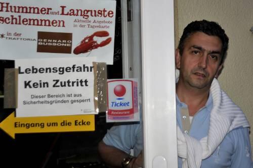 Der Italiener Bussone mußte sein Lokal in der Sortierhalle schließen - wie andere Pächter dort auch.