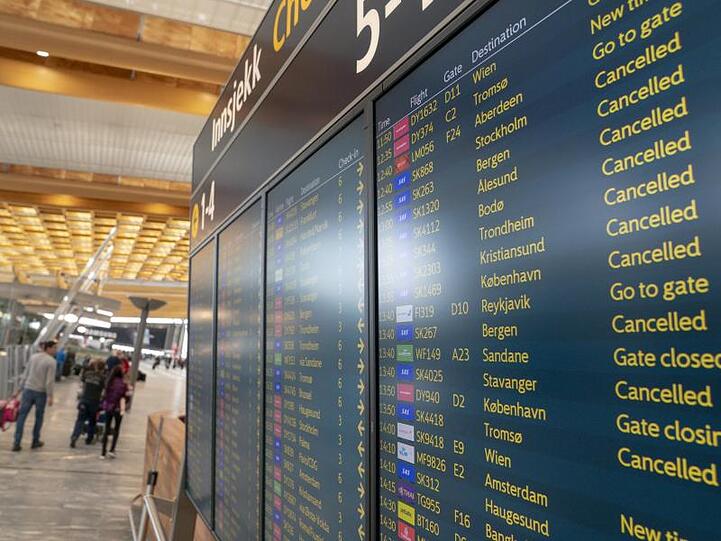 Für Mittwoch wurden 504 weitere SAS-Flüge in ganz Skandinavien gestrichen, wie die Airline mitteilte.
