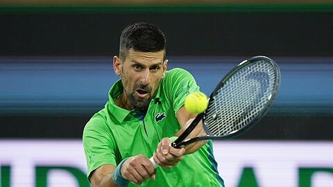 Schied in Indian Wells überraschend schon aus: Novak Djokovic.