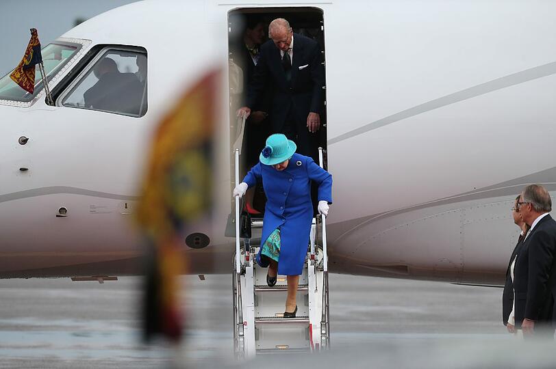 Die Queen ist in Berlin angekommen. Klicken Sie sich durch die Bilderstrecke!