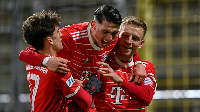 Der FCB II feiert gegen Buchbach den dritten Sieg im dritten Spiel des Jahres 2023.