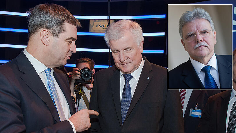 Politologe Oskar Niedermayer über die neue CSU-Doppelspitze Horst Seehofer und Markus Söder. Politologe Oskar Niedermayer über die neue CSU-Doppelspitze Horst Seehofer und Markus Söder.
