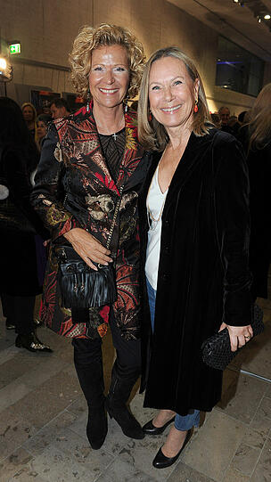 Gaby von Thun mit Sybille Beckenbauer.