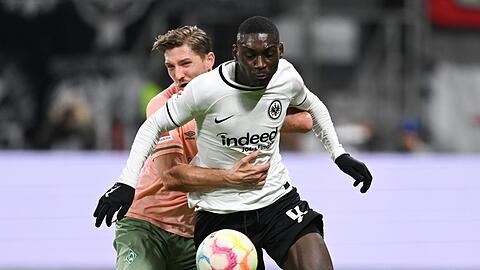 Kaum zu halten: Eintracht-Star Randal Kolo Muani.