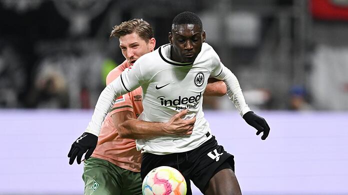Kaum zu halten: Eintracht-Star Randal Kolo Muani.