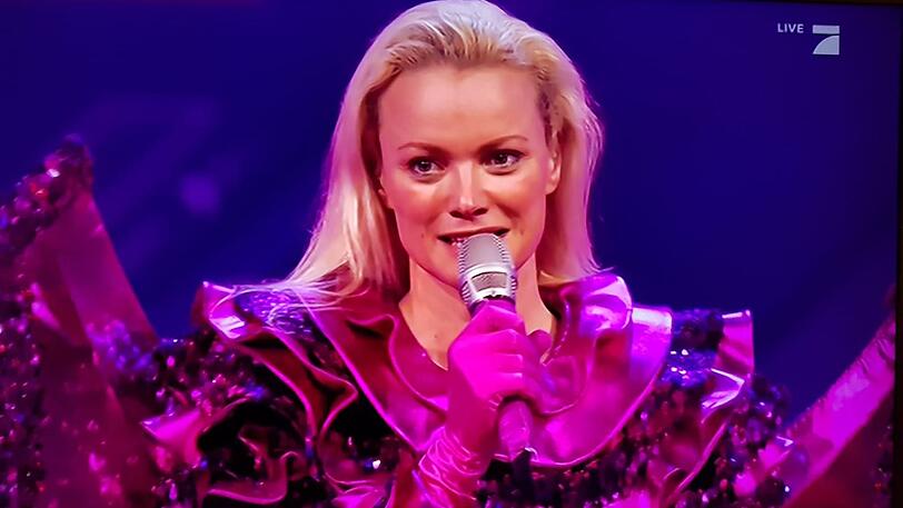 Franziska Knuppe war die Fledermaus bei "The Masked Singer" 2020.