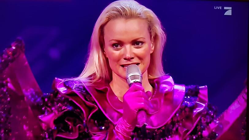 Franziska Knuppe war die Fledermaus bei "The Masked Singer" 2020. Franziska Knuppe war die Fledermaus bei "The Masked Singer" 2020.