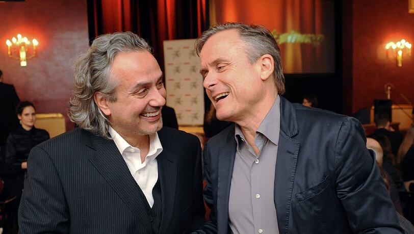 Humorist Axel Hacke (rechts), hier bei der AZ-Gala mit Krimiautor Friedrich Ani Humorist Axel Hacke (rechts), hier bei der AZ-Gala mit Krimiautor Friedrich Ani