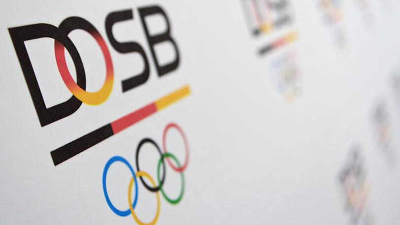 Das Logo des Deutschen Olympischen Sportbundes (DOSB).
