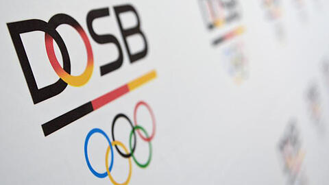 Das Logo des Deutschen Olympischen Sportbundes (DOSB).