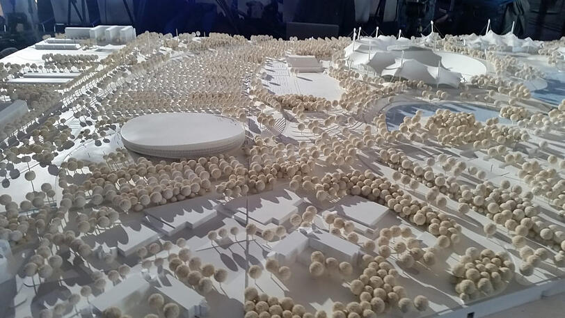 So soll sie aussehen und unweit des Olympiastadions gebaut werden.