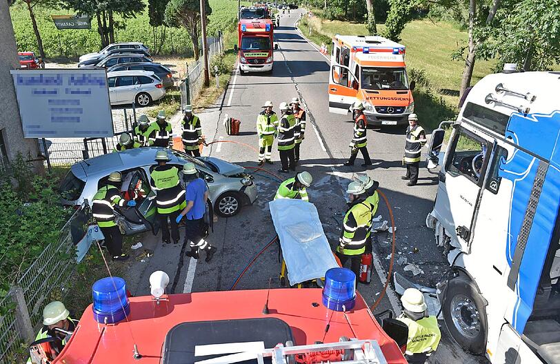 Schwerer Verkehrsunfall in Pasing