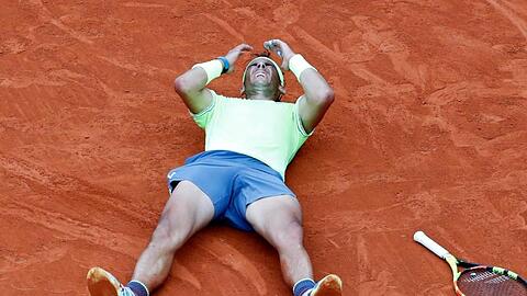 Nadal ist bereits zum zwölften Mal Sieger in Paris.