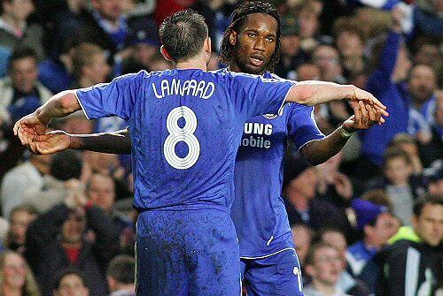 Die Protagonisten des Erfolgs: Lampard und Drogba