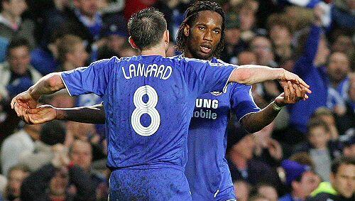 Die Protagonisten des Erfolgs: Lampard und Drogba Die Protagonisten des Erfolgs: Lampard und Drogba