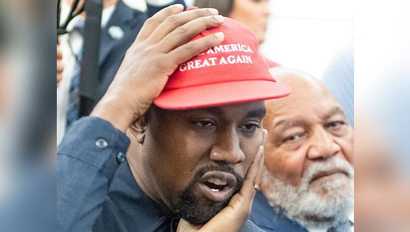 Der Rapper Kanye West scheint völlig vom Weg abgekommen zu sein.