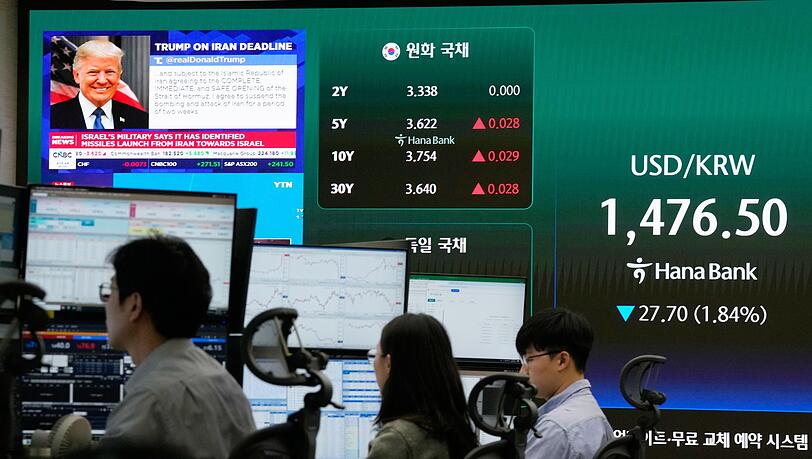 Der s&uuml;dkoreanische Leitindex Kospi ist am Mittwochmorgen Ortszeit stark gestiegen.