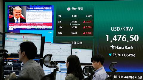 Der s&uuml;dkoreanische Leitindex Kospi ist am Mittwochmorgen Ortszeit stark gestiegen.