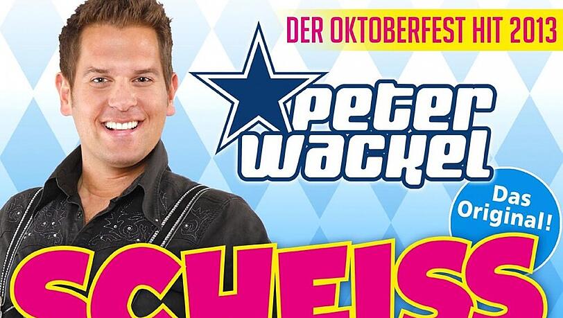 Das Cover von Peter Wackels "Scheiss drauf (Wiesn ist nur einmal im Jahr)" Das Cover von Peter Wackels "Scheiss drauf (Wiesn ist nur einmal im Jahr)"