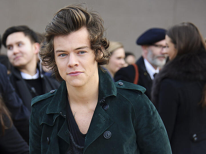 Harry Styles bei der Londoner Fashion Week
