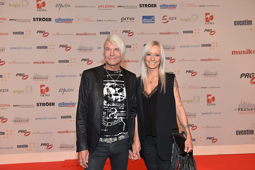 Matthias Reim und Freundin Christin Stark beim LEA Award 2017