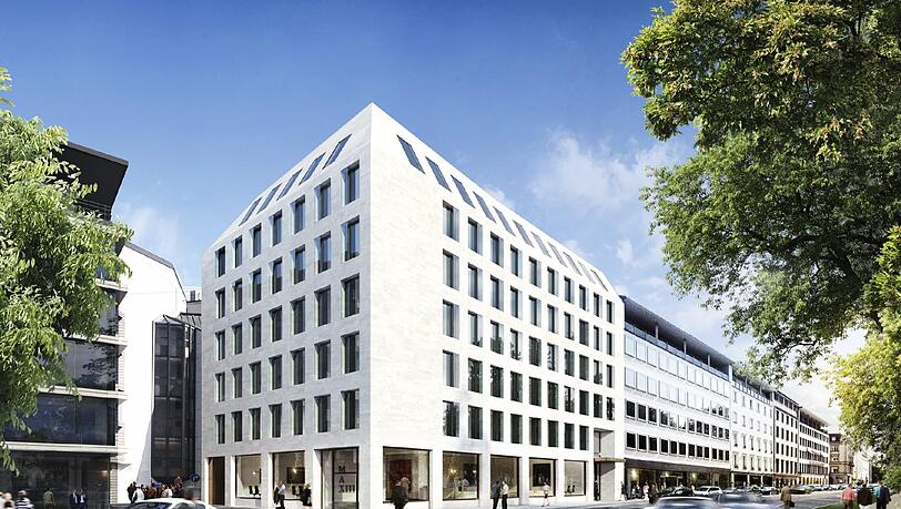Das insgesamt sieben Geschosse hohe Gebäude am Maximiliansplatz 13 soll Mitte 2015 fertiggestellt werden. Das insgesamt sieben Geschosse hohe Gebäude am Maximiliansplatz 13 soll Mitte 2015 fertiggestellt werden.