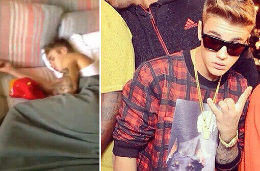 Ist das Justin Bieber, der dort friedlich im Bett liegt und schlummert? Die Prostituierte Tati Neves behauptet, ihn gefilmt zu haben.
