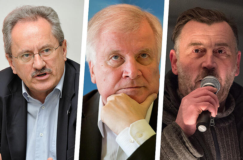 Horst Seehofer: Für seine Asyl-Rhetorik wird er von Christian Ude gerügt und von Lutz Bachmann gelobt.