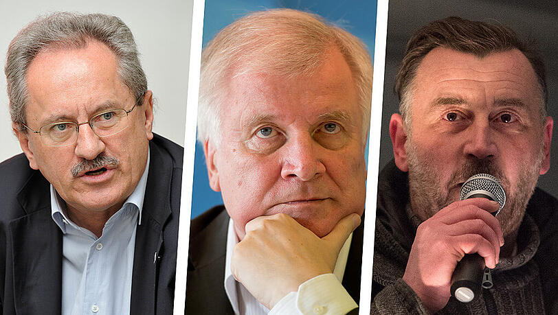 Horst Seehofer: Für seine Asyl-Rhetorik wird er von Christian Ude gerügt und von Lutz Bachmann gelobt. Horst Seehofer: Für seine Asyl-Rhetorik wird er von Christian Ude gerügt und von Lutz Bachmann gelobt.