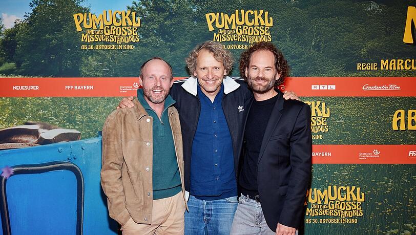 Bei der Premiere: Florian Brückner (Meister Eder), Marcus H. Rosenmüller (Regie), Maxi Schafroth (Stimme Pumuckl). Bei der Premiere: Florian Brückner (Meister Eder), Marcus H. Rosenmüller (Regie), Maxi Schafroth (Stimme Pumuckl).