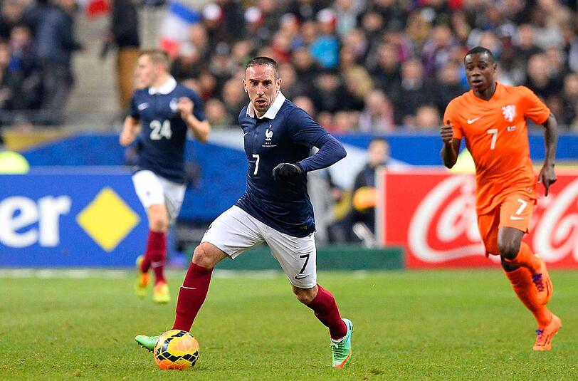 Mit Frankreich bei der WM dabei: Franck Ribéry.