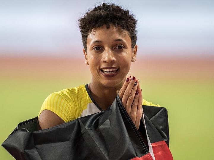 Malaika Mihambo sorgte für die zweite deutsche Goldmedaille bei den Titelkämpfen in Doha.