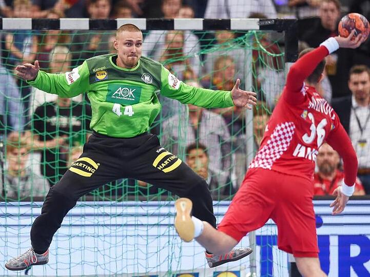 Machte im DHB-Tor ein überragendes Spiel: Keeper Dario Quenstedt.