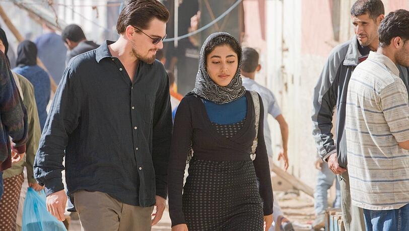 Leonardo DiCaprio mit Golshifteh Farahani. Leonardo DiCaprio mit Golshifteh Farahani.