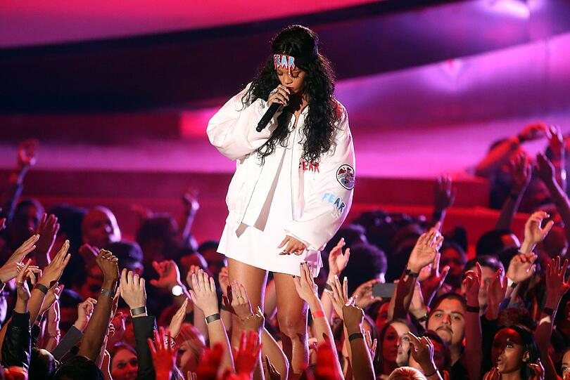 Rihanna bei den MTV Movie Awards 2014.