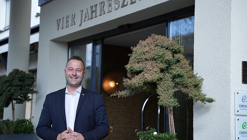 Tobias Baumann (37) ist der neue Hoteldirektor im Vier Jahreszeiten in Starnberg. Er ist seit zwölf Jahren im Unternehmen.