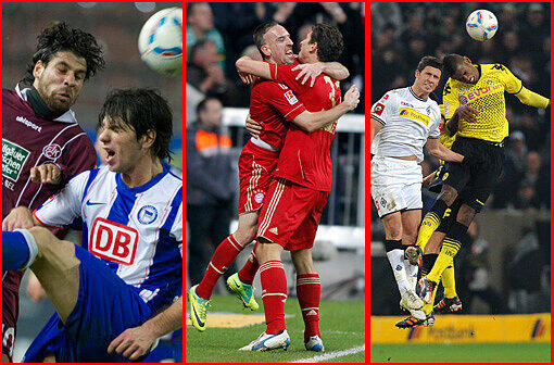 Das war der Spieltag: Die Bayern sind wieder an der Tabellenspitze, bei Dortmund und Mönchengladbach, sowie bei Hertha und Kaiserslautern gab es jeweils ein Remis.