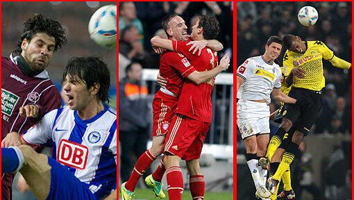Das war der Spieltag: Die Bayern sind wieder an der Tabellenspitze, bei Dortmund und Mönchengladbach, sowie bei Hertha und Kaiserslautern gab es jeweils ein Remis. Das war der Spieltag: Die Bayern sind wieder an der Tabellenspitze, bei Dortmund und Mönchengladbach, sowie bei Hertha und Kaiserslautern gab es jeweils ein Remis.