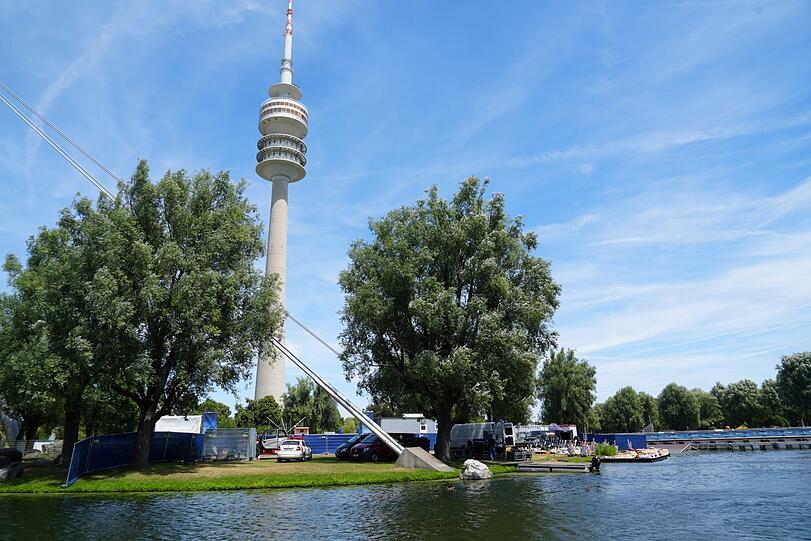 Sommernachtstraum: Vom Olympiaturm werden heuer Wellen geschossen.
