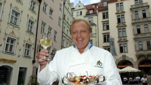 Kocht auch für Tennis-Stars: Alfons Schuhbeck. Kocht auch für Tennis-Stars: Alfons Schuhbeck.