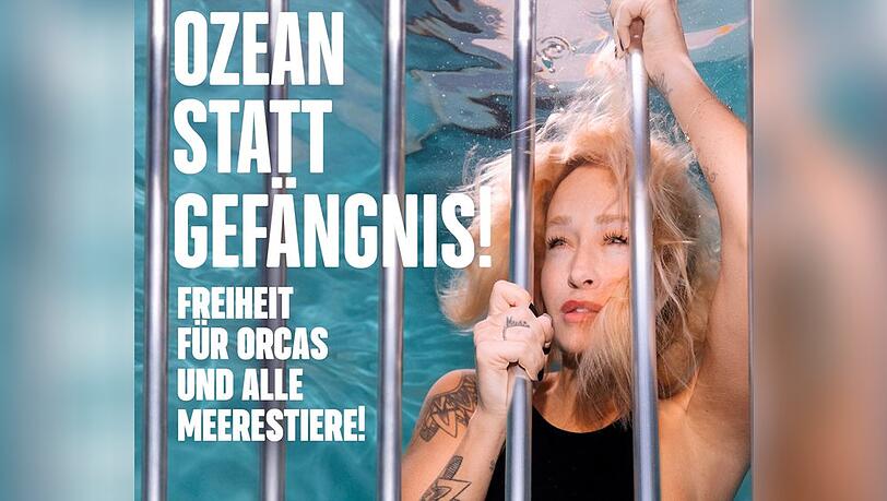 Sängerin und Tierschützerin Sarah Connor macht sich für Orcas und Delfine stark. Sängerin und Tierschützerin Sarah Connor macht sich für Orcas und Delfine stark.