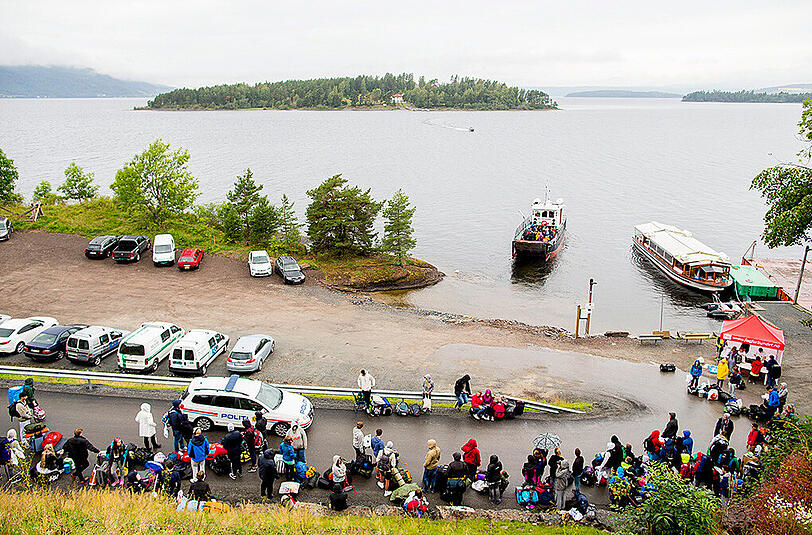 Vier Jahre, nachdem der Terrorist Anders Behring Breivik hier 69 Menschen getötet hatte, findet erstmals wieder ein Sommerlager auf der Insel Utoya statt.
