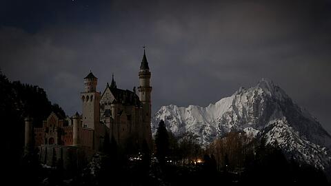Auch das Schloss Neuschwanstein nimmt an der "Earth Hour" teil.