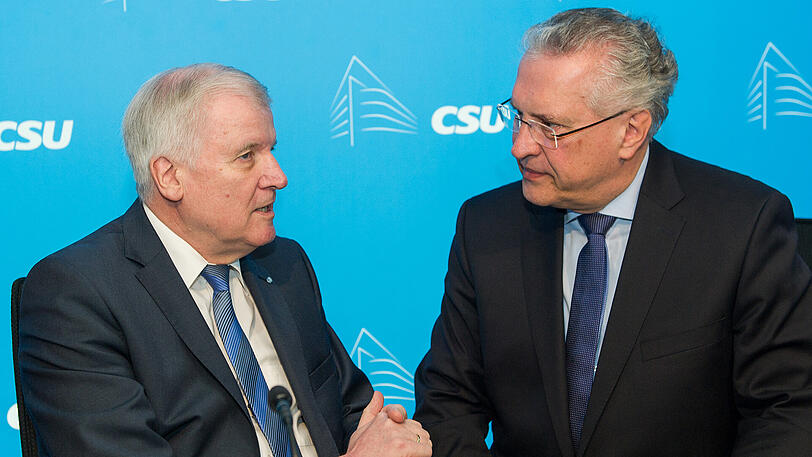 Die Strippenzieher im CSU-Personalkarussell: Horst Seehofer (l.) und Joachim Herrmann.