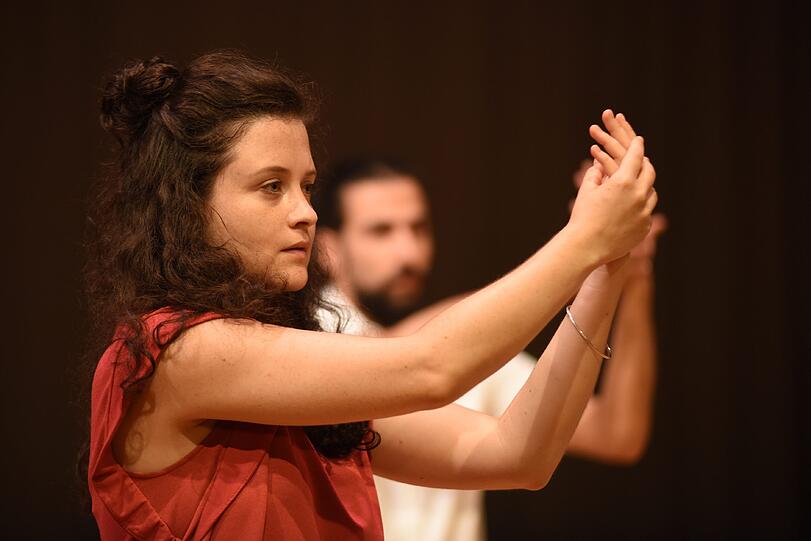 Horváts "Kasimir und Karoline" im Großen Studio des Mozarteums.
