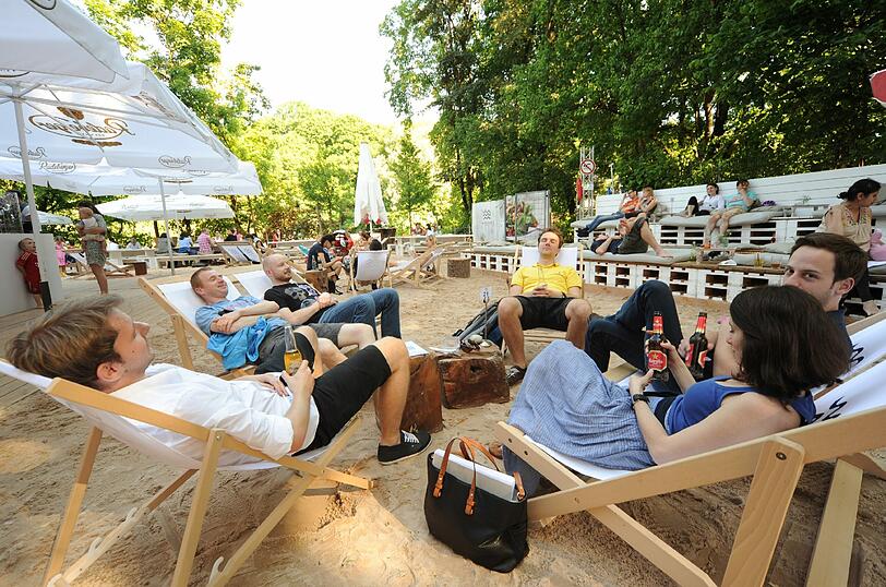 An 17. Mai gibt es auf der Praterinsel wieder den Praterstrand.