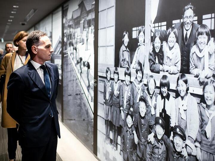 Außenminister Heiko Maas besucht das Friedensmuseum von Hiroshima.